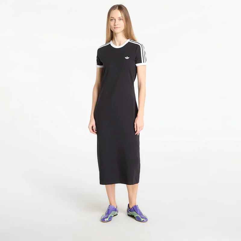 Φόρεμα adidas 3 Stripes Dress (Slim) Black/ White XS