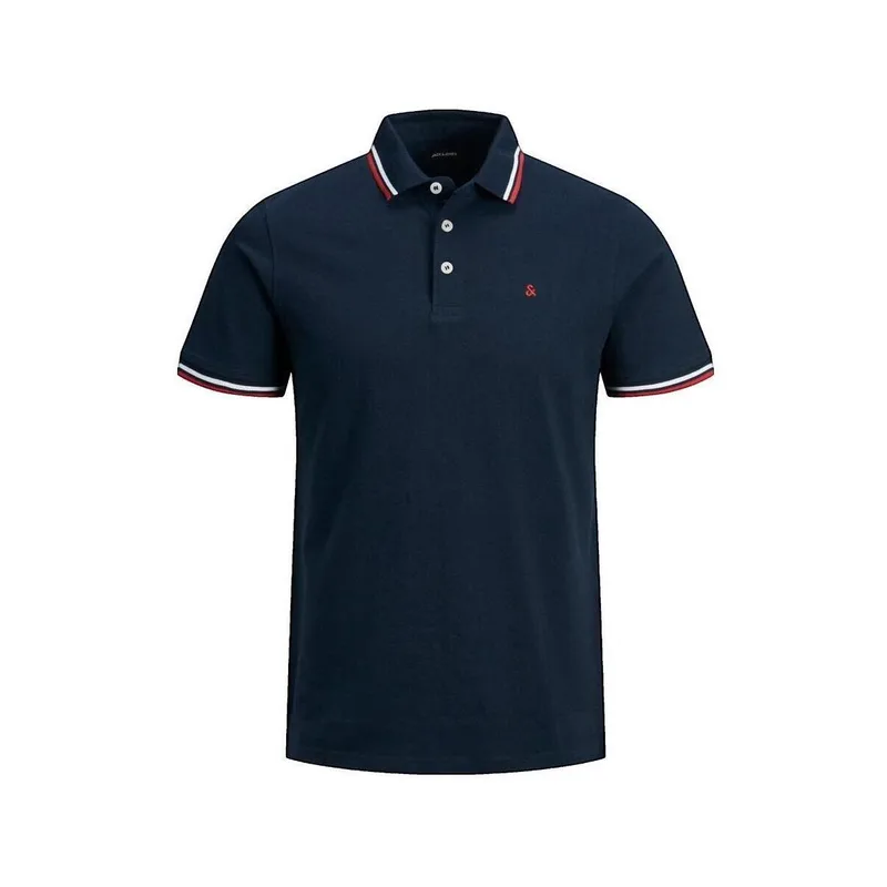 Πόλο με κοντά μανίκια Jack & Jones Polo Paulos bleu