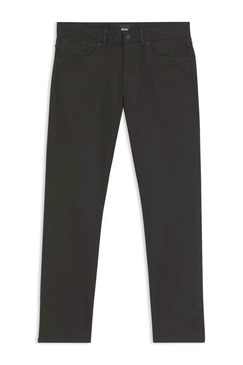 BOSS PERFORMANCE ISKO ΠΑΝΤΕΛΟΝΙ 5ΤΣΕΠΟ SLIM FIT P-DELAWARE 5 ΜΑΥΡΟ