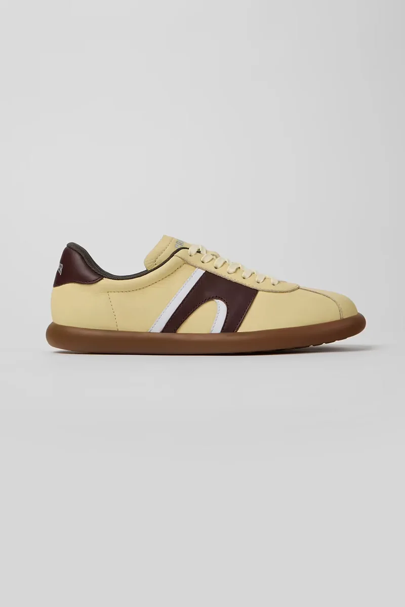 Camper γυναικεία δερμάτινα sneakers "Pelotas Soller" - K201608-024 Κίτρινο