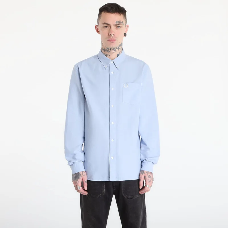 Πουκάμισο FRED PERRY Oxford Shirt Light Smoke XXL