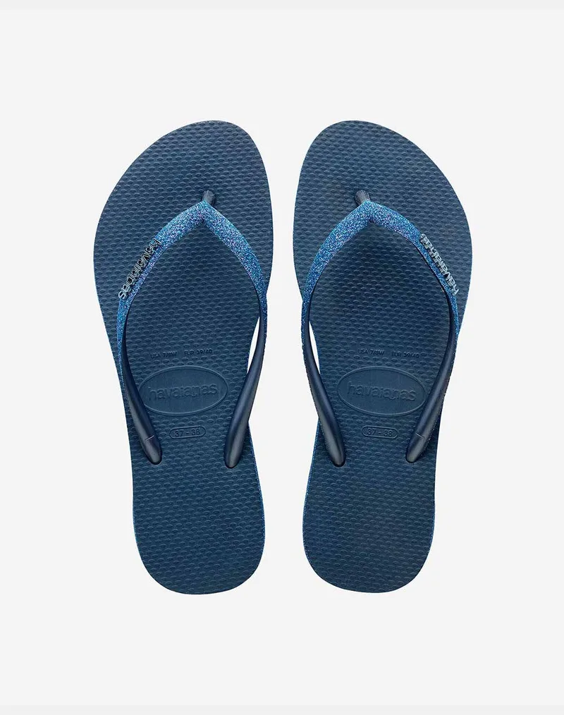 HAVAIANAS SLIM SPARKLE II ΣΑΓΙΟΝΑΡΕΣ 4146937-0089 Indigo