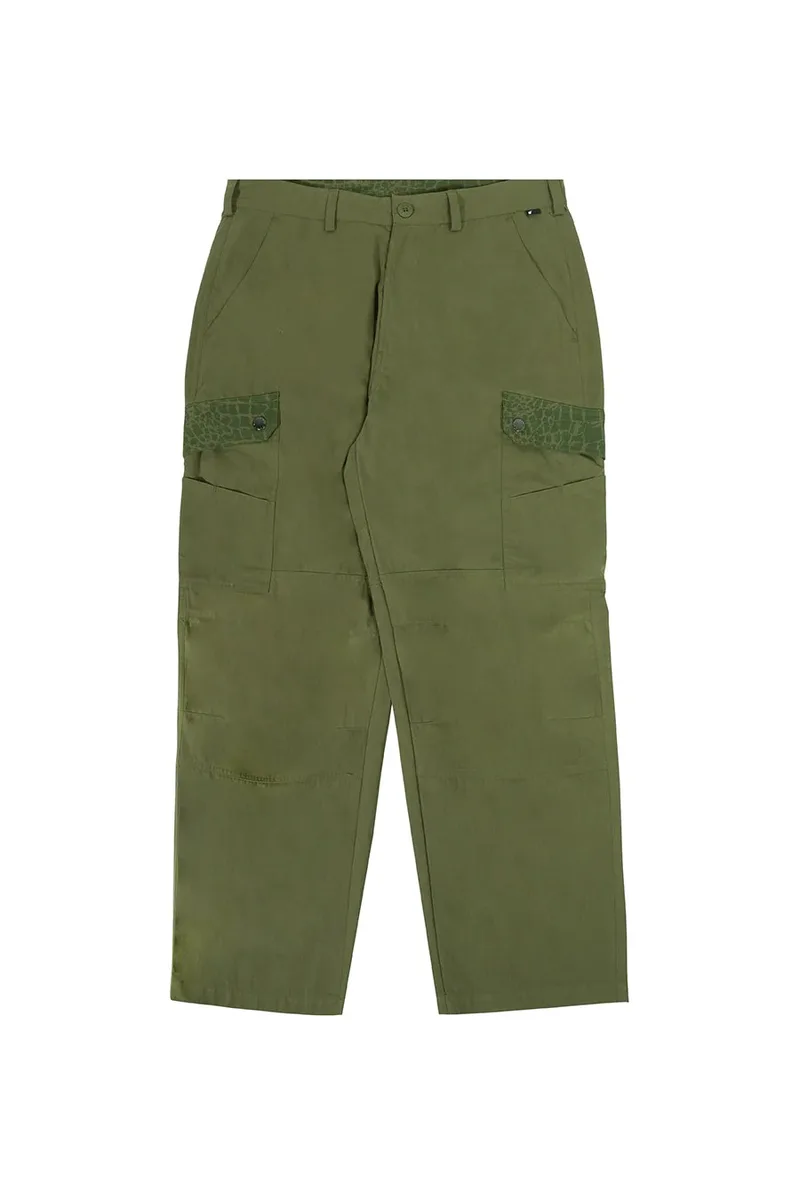 THE HUNDREDS Παντελόνια Wetlands Cargo Pants - KHAKI-T23F104018-KHAKI