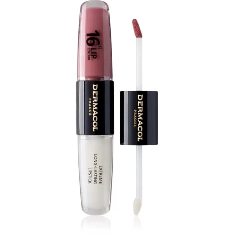 Dermacol 16H Lip Colour μακράς διαρκείας κραγιόν και λιπ γκλος απόχρωση 39 2x4 ml