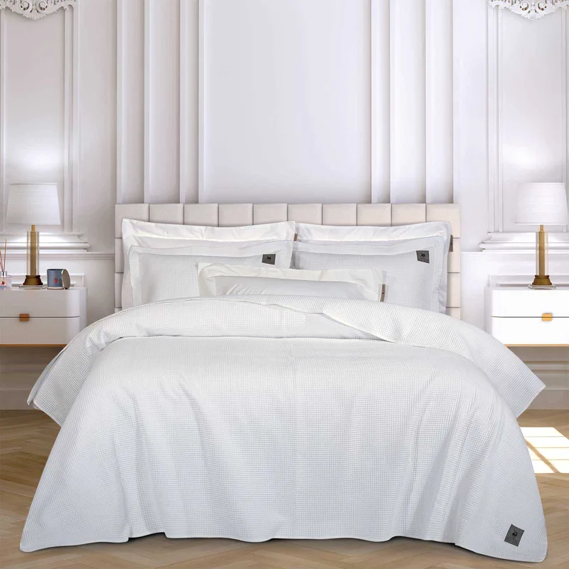 Κουβερλί Microfiber King 240x250εκ. Essential 3494 White Greenwich Polo Club (Ύφασμα: Microfiber, Χρώμα: Λευκό, Μέγεθος: King Size) - Greenwich Polo Club - 202000303494