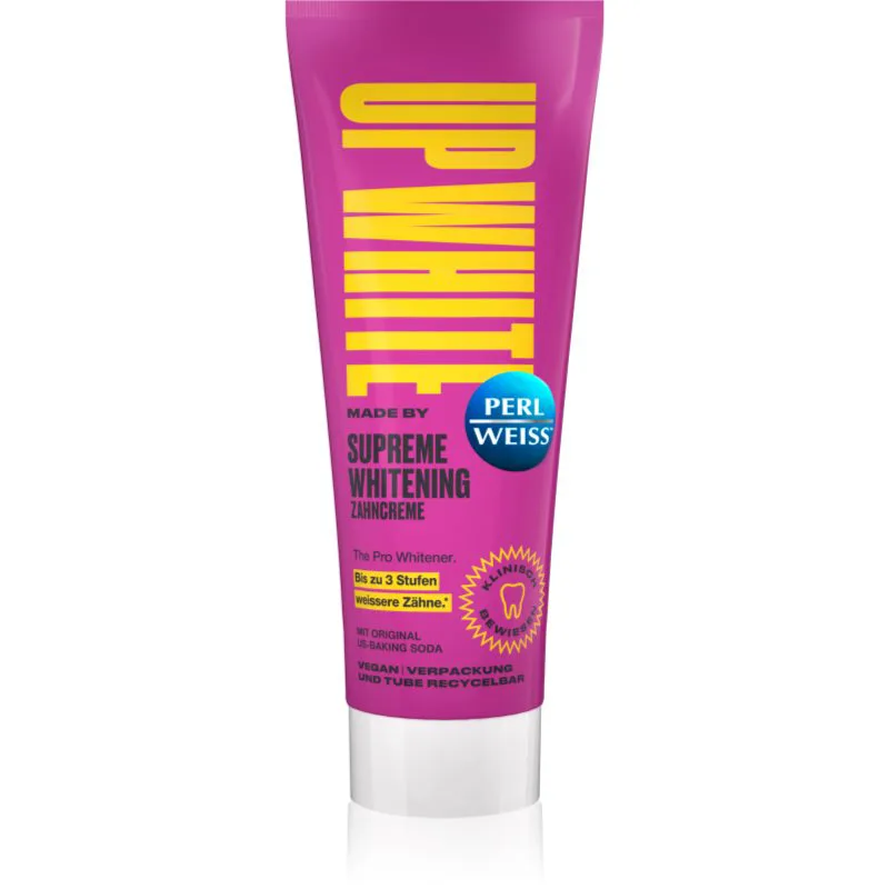 Perl Λευκό Up White Supreme Whitening λευκαντική οδοντόκρεμα 75 ml