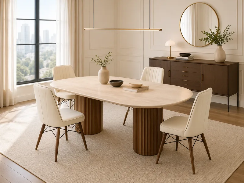 Σετ Τραπεζαρίας με 4 καρέκλες, Erika ,180x90x75 εκ. All4home