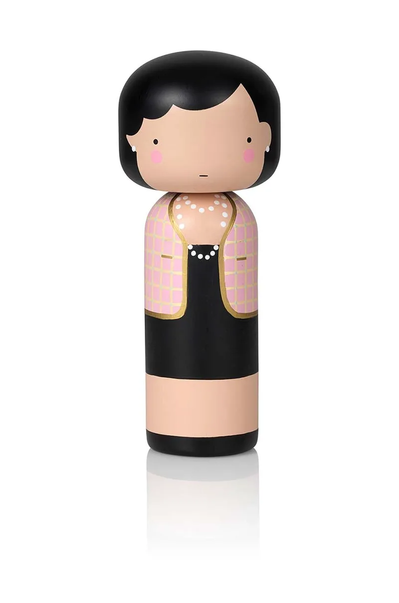 Κούκλα kokeshi Lucie Kaas Coco In Ροζ