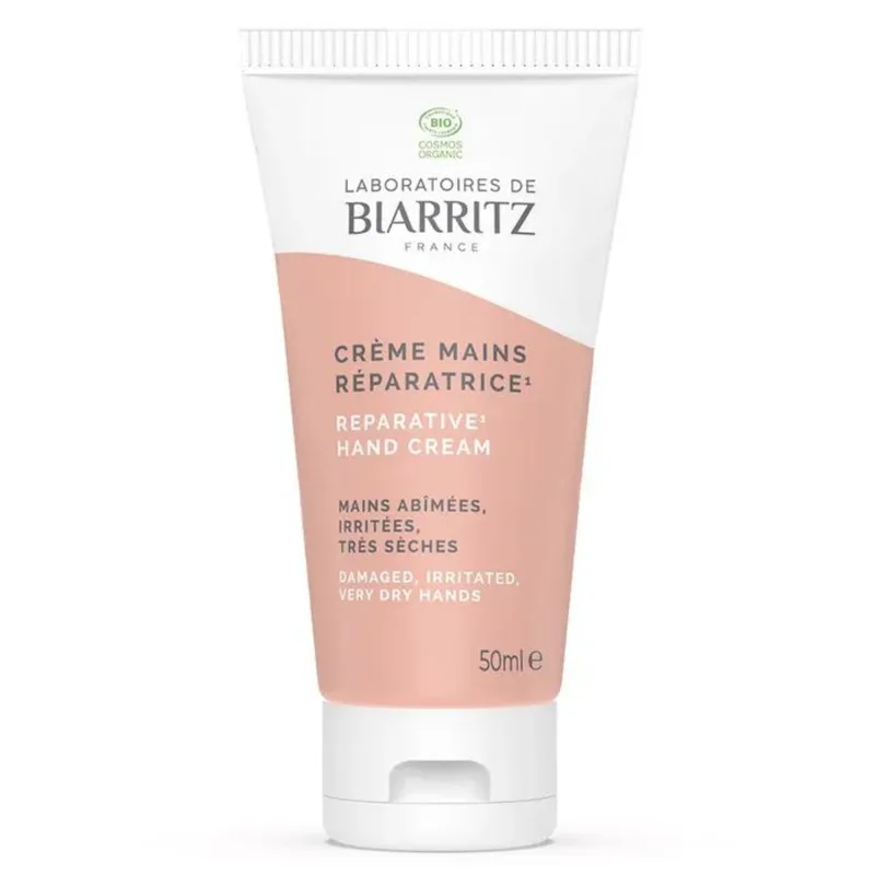 Laboratoires De Biarritz Repairers Organic Hand Cream Soothes and repairs 50ml