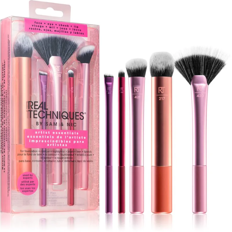 Real Techniques Artist Essentials σετ με πινέλα 5 τμχ