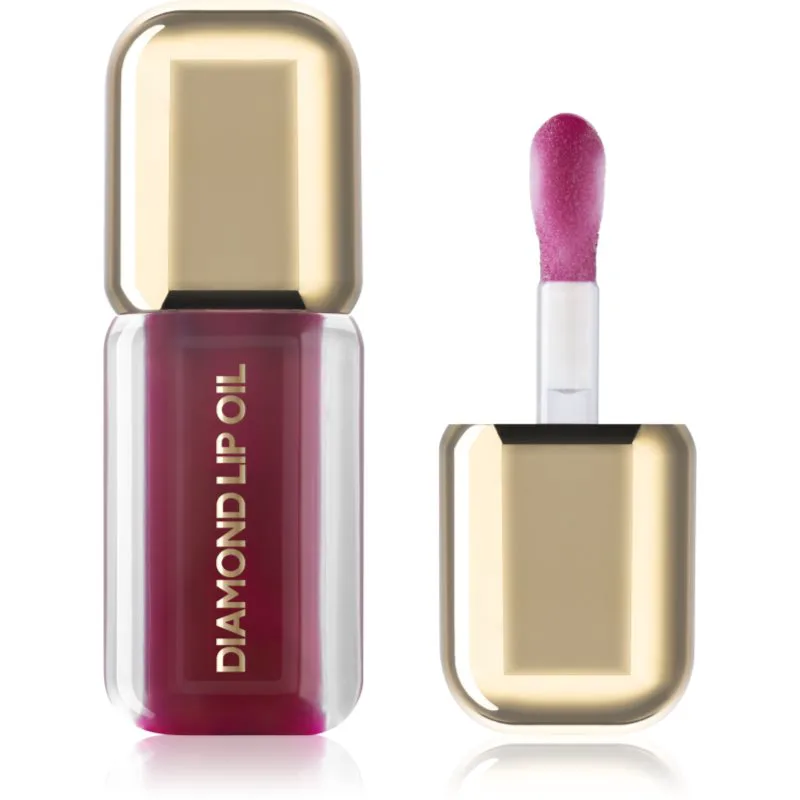 Dermacol Diamond Lip Oil λάδι με χρώμα για τα χείλη για αύξηση του αποτελέσματος απόχρωση 06 Berry Bloom 4 ml