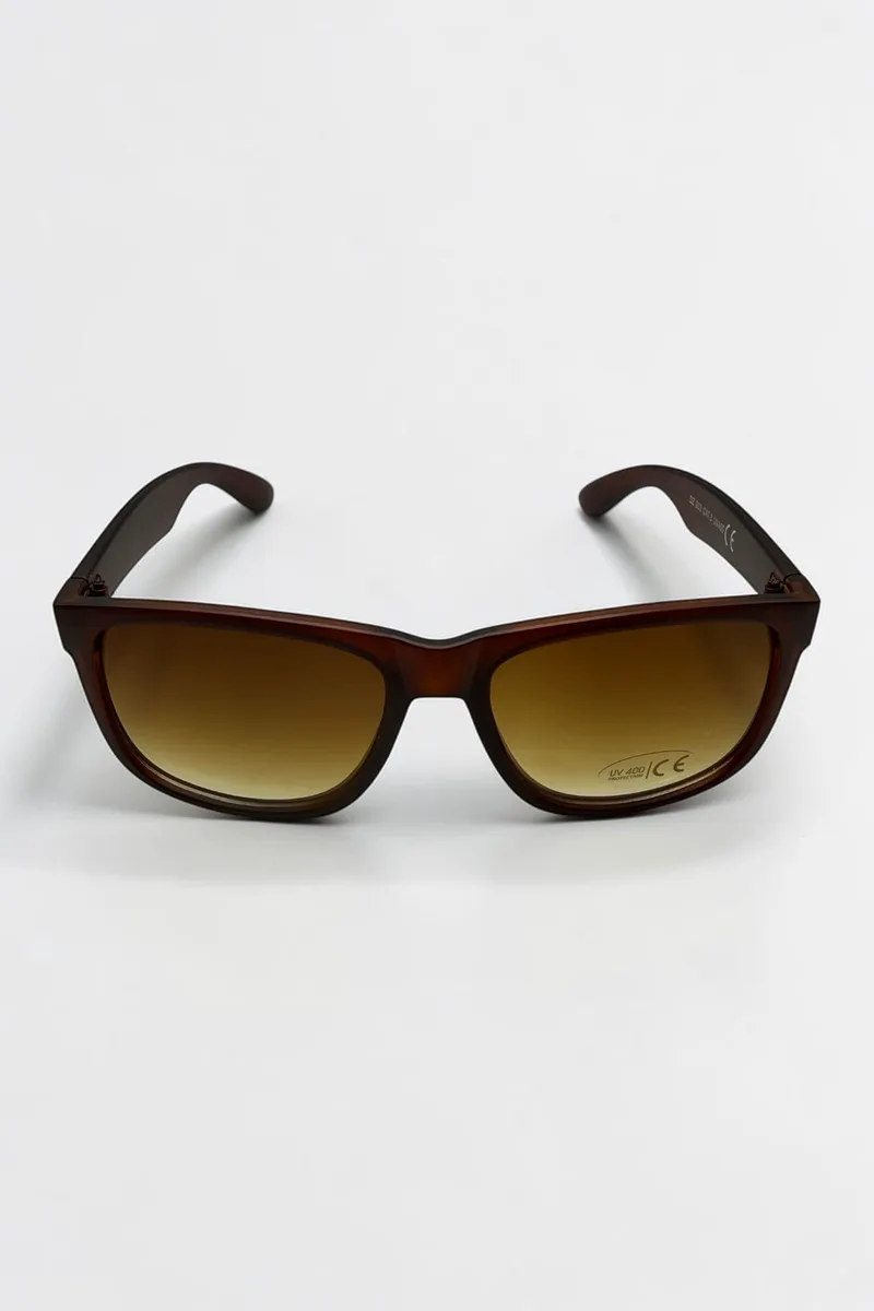 ΓΥΑΛΙΑ ΗΛΙΟΥ WAYFARER STYLE ΚΑΦΕ ΜΑΤ ΜΕ ΚΑΦΕ ΗΜΙΔΙΑΦΑΝΟ ΦΑΚΟ