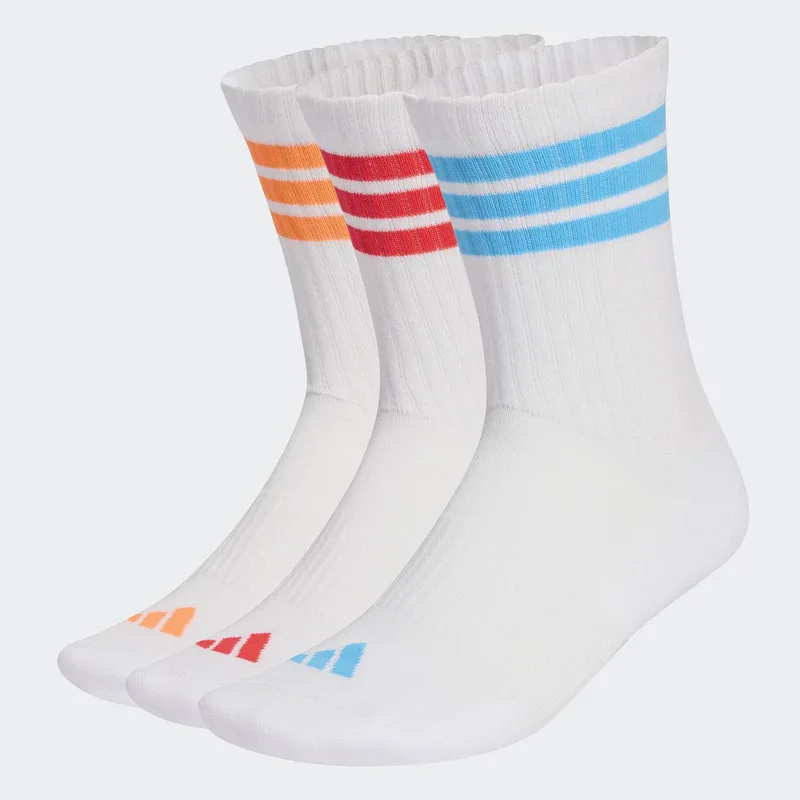 adidas 3 Stripes Crew Socks x 3