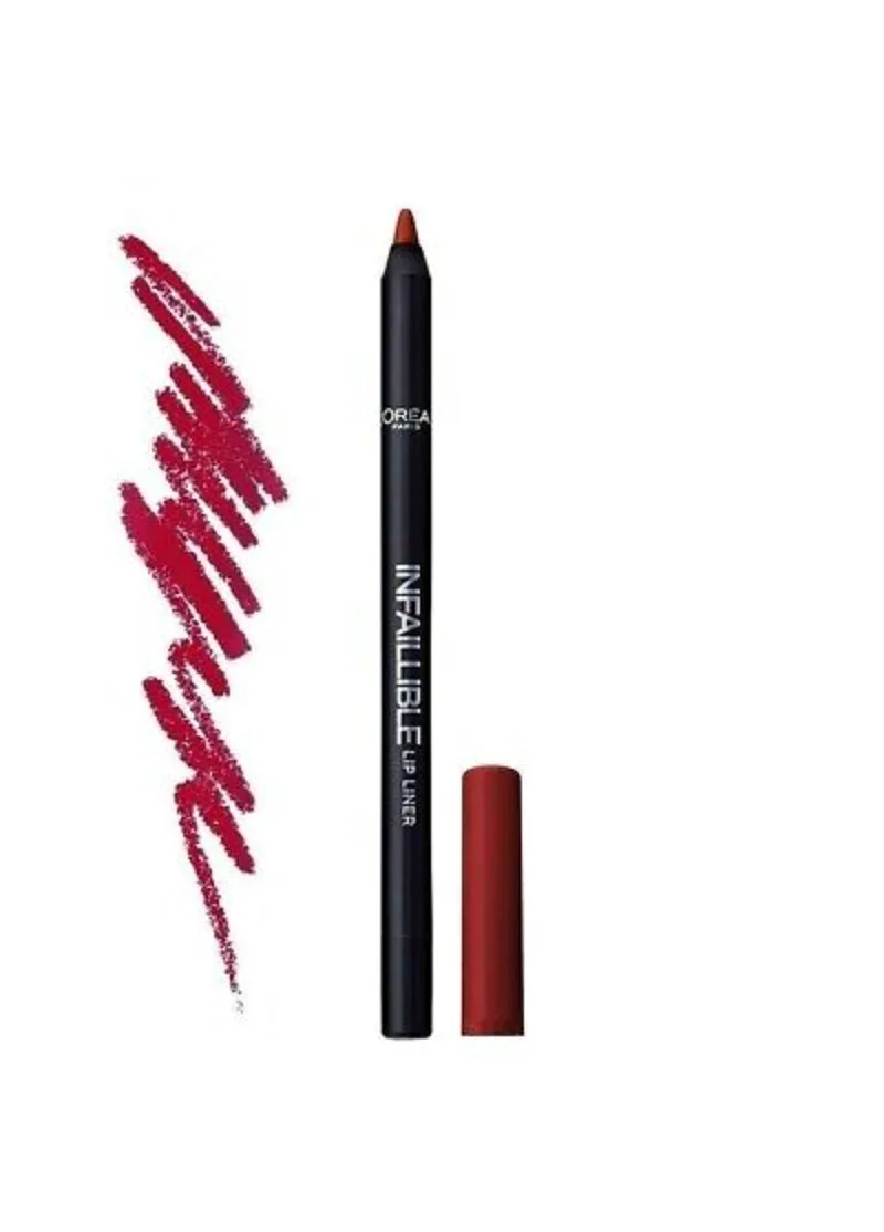 L'Oreal Paris & More - L'Oreal Paris Infallible Lip Liner 205 Apocalypse Red 1 Count
