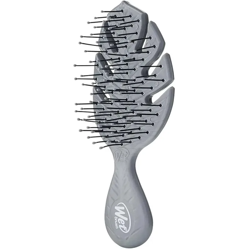 Go Green Mini Detangler Brush Grey