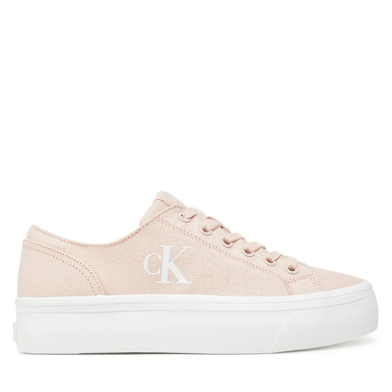 Αθλητικά Calvin Klein Jeans Vulc Flatform Low Cv Mg YW0YW01763 Πορτοκαλί