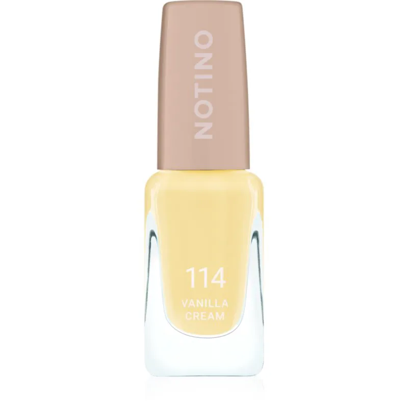 Notino Gel Effect Nail Polish βερνίκι νυχιών για τζελ αποτέλεσμα 114 Vanilla Cream 10 ml