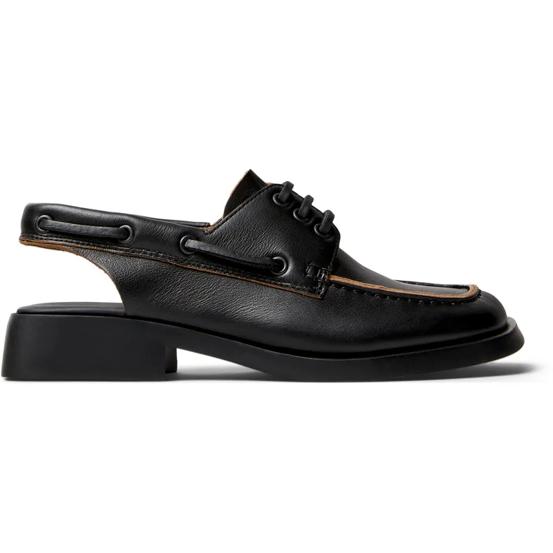 CAMPER Dana - Clogs Για Γυναικεία - Μαύρο, Μέγεθος 38, Smooth leather