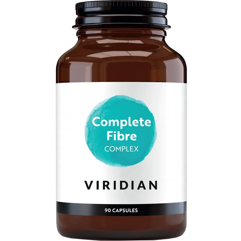 Viridian Complete Fibre Complex Συμπλήρωμα Διατροφής Πρεβιοτικών & Φυτικών Ινών για την Υποστήριξη της Ανάπτυξης Υγιούς Μικροβιακής Χλωρίδας στο Γαστροπεπτικό Σύστημα 90caps