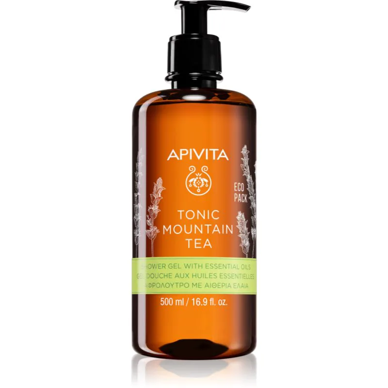Apivita Tonic Mountain Tea Tonifying Shower Gel τονωτικό τζελ για ντους 500 ml