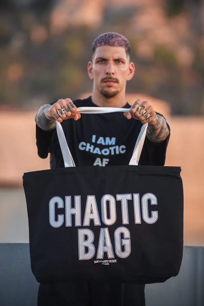 Tote bag "Chaotic Bag" – SWES Μαύρη