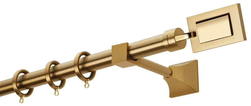 Κουρτινόβεργα Zogometal Prestige Collection PR4017 Όρο Ματ/Όρο