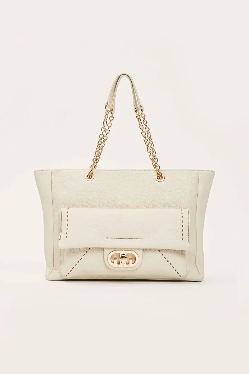 Gaudi γυναικεία τσάντα tote "Grace" - V6AE-12870 Κρέμ