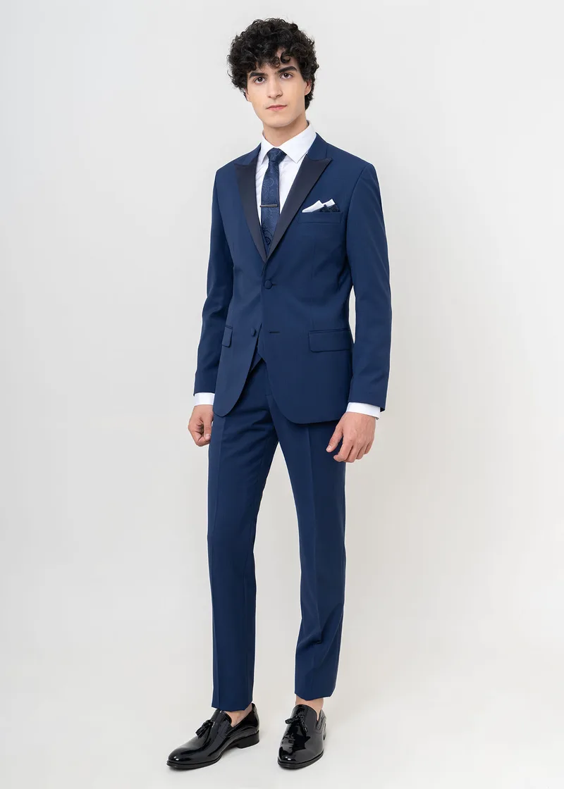 Guy Laroche 2 Pieces Κοστούμι της σειράς Check - GLES11109 10856R 5390 Blue