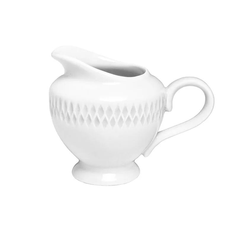 Γαλατιέρα Πορσελάνης White PW43 Diamante Oriana Ferelli 330ml PRPW430017 (Υλικό: Πορσελάνη, Χρώμα: Λευκό) - Oriana Ferelli - PRPW430017