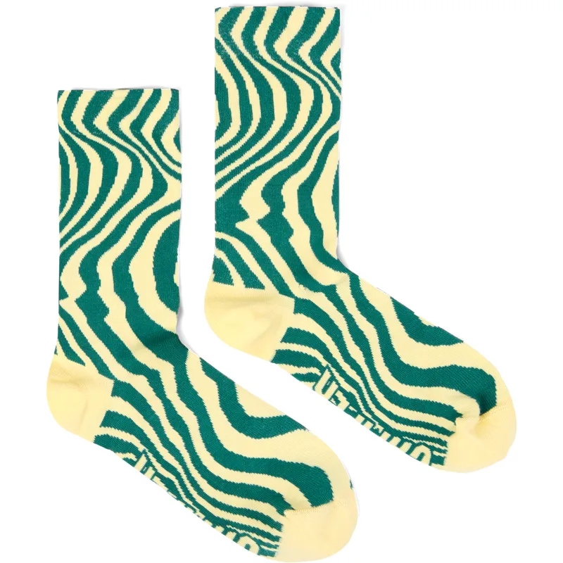 CAMPER Seasonal Socks - Unisex Κάλτσες - Μπλε,Μπορντό, Μέγεθος M, Cotton fabric