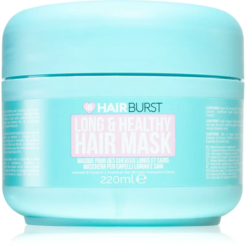 Hairburst Long & Healthy Hair Mask θρεπτική και ενυδατική μάσκα μαλλιών 220 ml