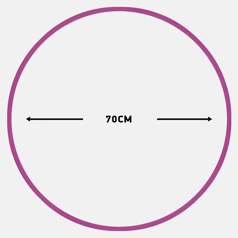 Amila Χούλα-Χουπ 70Cm - Φ19Mm - 280Gr, Φούξια (9000043120_33412)