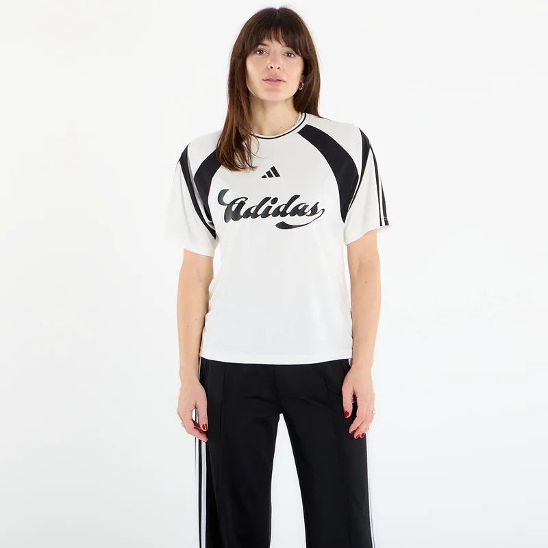T-shirt adidas House Of Tiro Jersey Off White/ Black XS