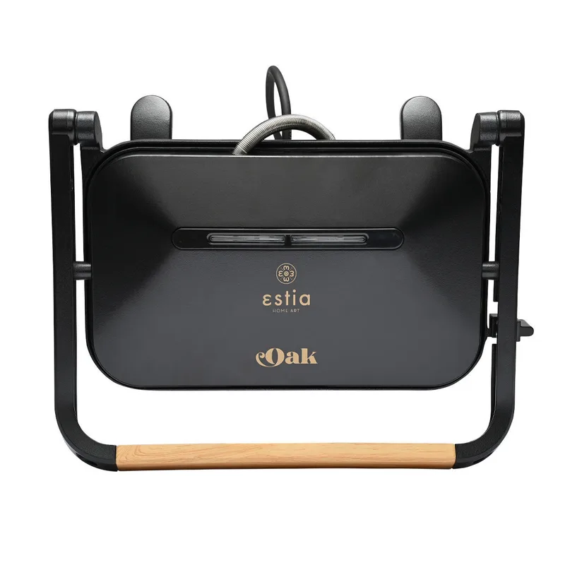 Τοστιέρα Oak 2 Θέσεων 1300W Με Αντικολλητικές Πλάκες 25.7x23.2x10.5cm