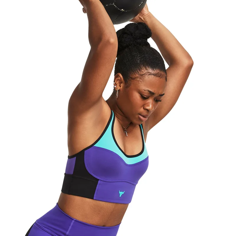 Σουτιέν Under Armour Project Rck Lets Go Ll Infty Bra Electric Purple M
