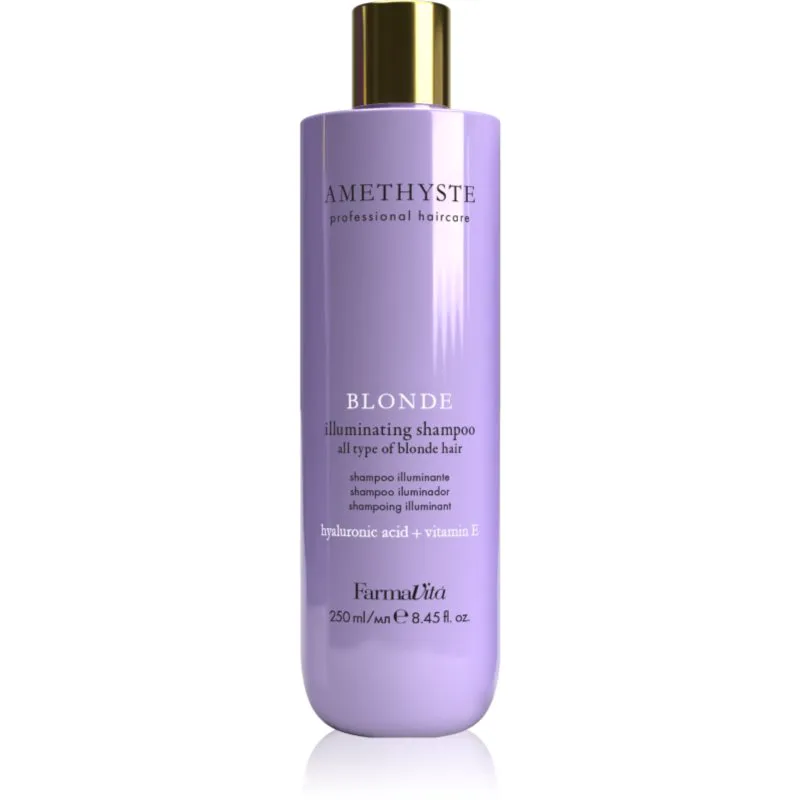 FarmaVita Amethyste Blonde Βιολέ σαμπουάν εξουδετέρωση κίτρινων αποχρώσεων 250 ml