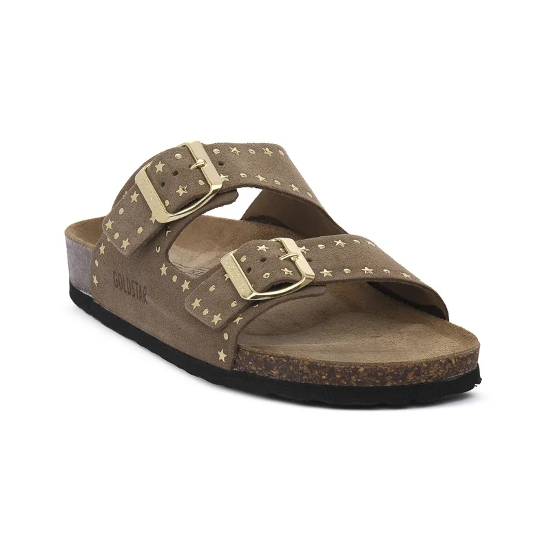 Σανδάλια Χρυσό Star TAUPE CAMOSCIO