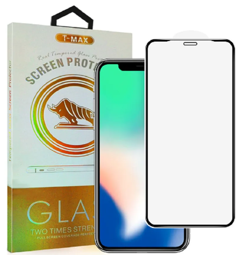 T-Max Premium 3D Tempered Glass Full Glue Fluid Despensing - Αντιχαρακτικό Γυαλί Οθόνης Apple iPhone X / XS - Black (5206015066320)