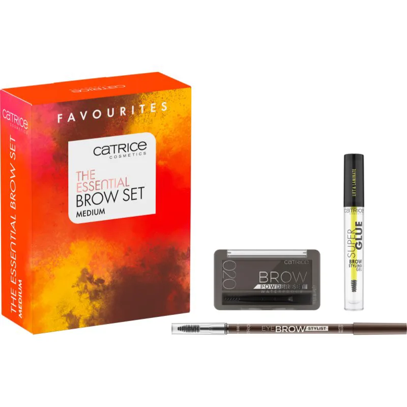 Catrice The Essential Brow σετ για τα φρύδια απόχρωση Medium