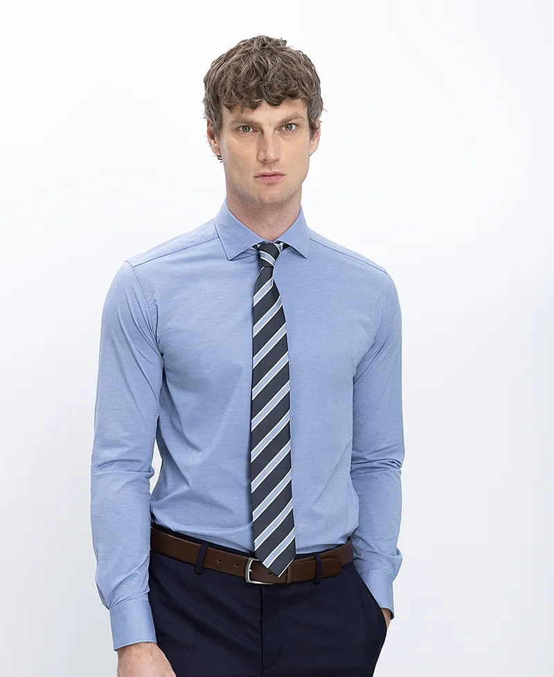 Xacus Ανδρικό Πουκάμισο με Ελαστική Υφή Slim Fit