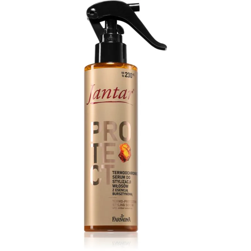 Farmona Jantar Amber Essence προστατευτικό σπρέι για θερμική επεξεργασία των μαλλιών 200 ml