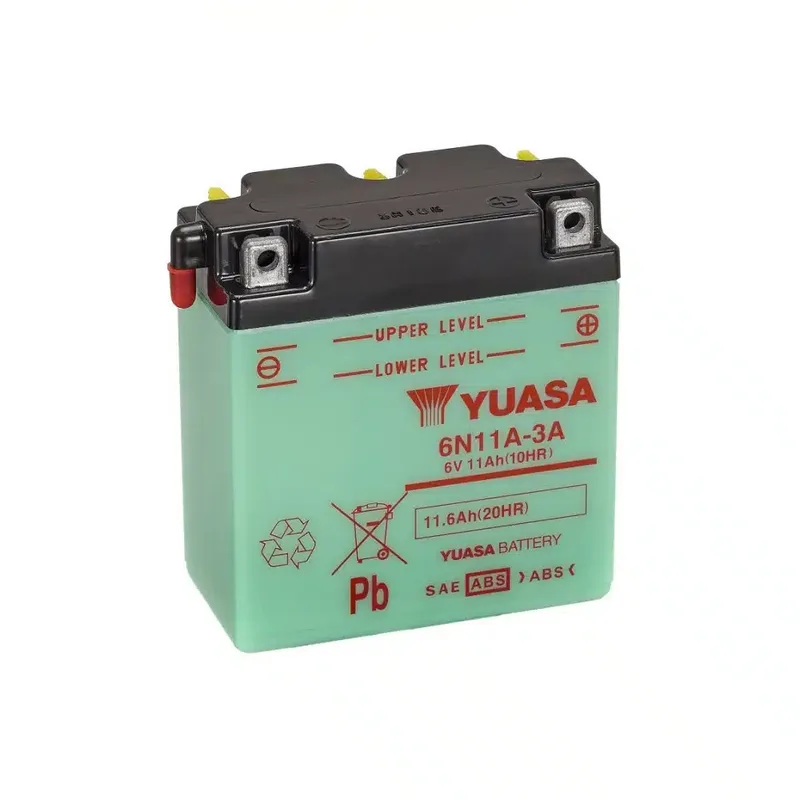 Μπαταρία Μοτοσυκλέτας YUASA 6N11A-3A 6V 11Ah Χ/ΥΓΡΑ