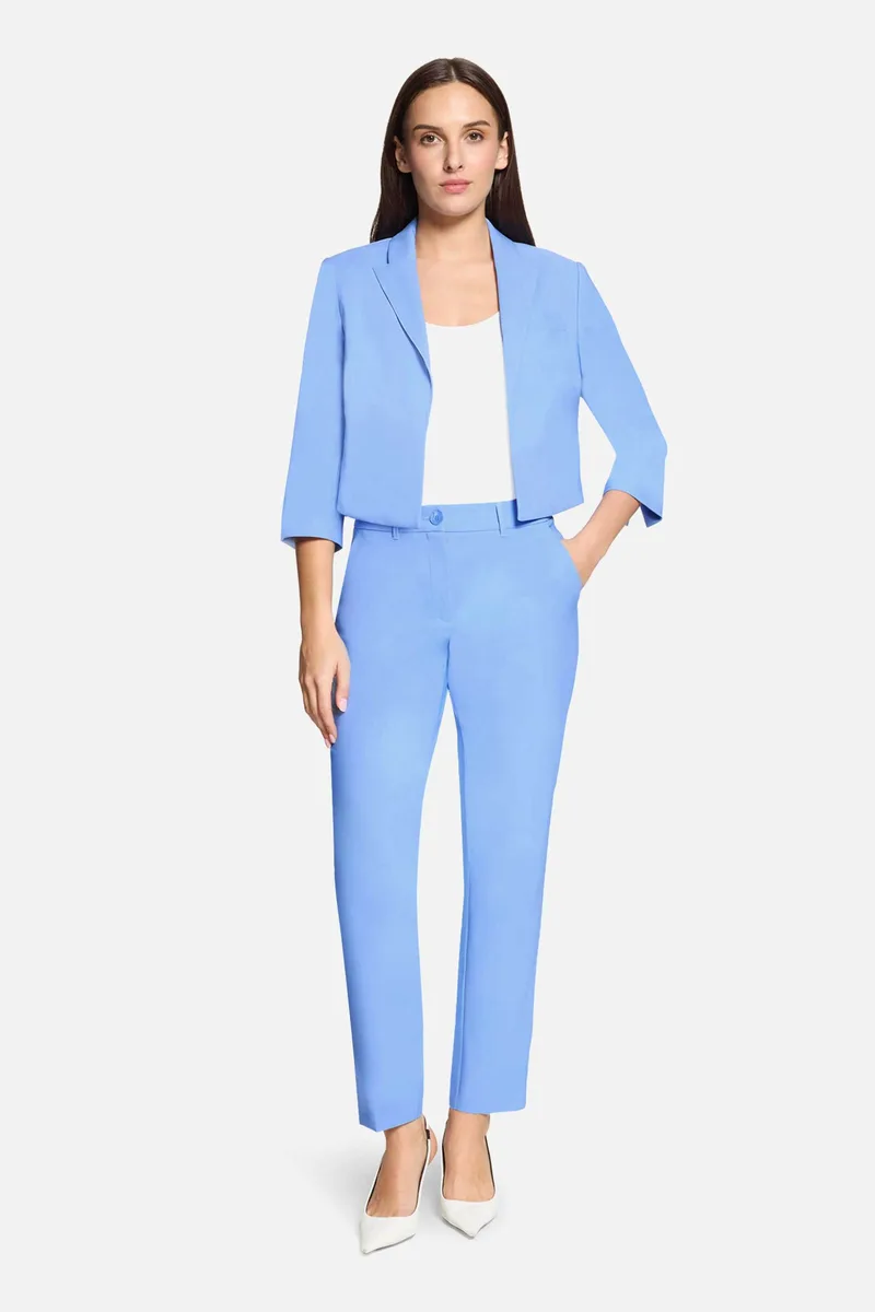 Betty Barclay γυναικείο παντελόνι chino Relaxed Fit - 6002/1080 Μπλε Ανοιχτό