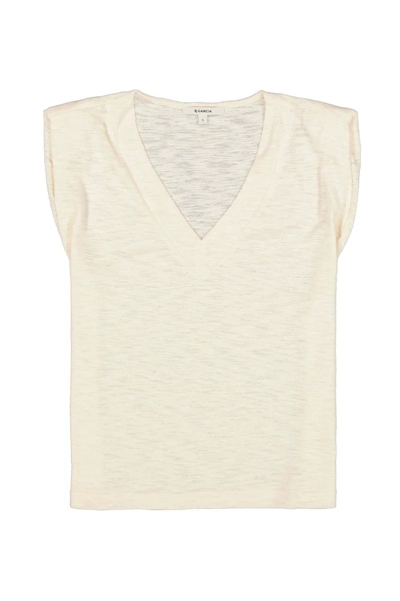 Garcia Γυναικείο V-Neck T-Shirt-Q260004