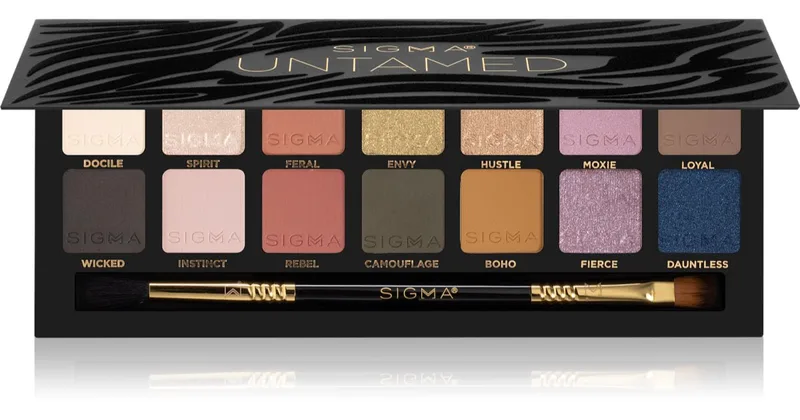 Sigma Beauty Untamed Eyeshadow Palette with Mirror and Applicator 19.32 g