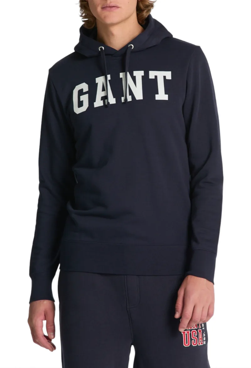 Μπλούζα Μακρυμάνικη Gant Logo Sweat Hoodie 2003214-433 Ανδρικό