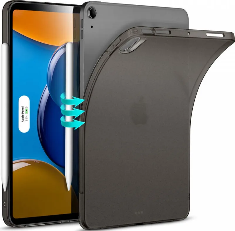 ESR Zero Soft - Ημιδιάφανη Θήκη Σιλικόνης - Apple iPad Air 7 2025 11" / iPad Air 6 2024 11" / Air 5 2022 10.9" / Air 4 2020 10.9" - Frosted Black (4894240194492)