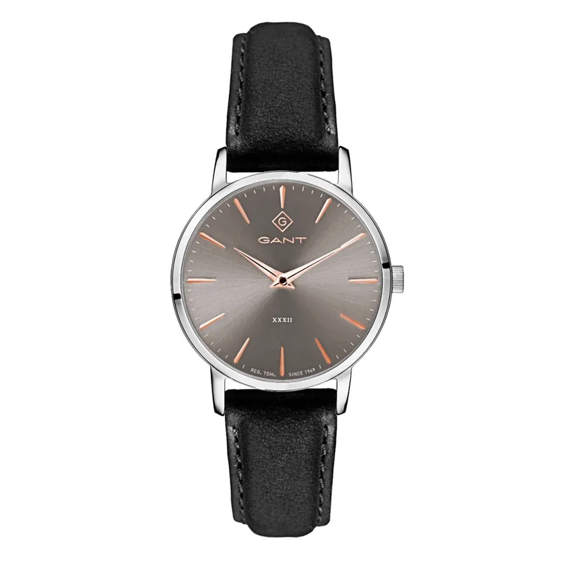 GANT Park Avenue 32 Black Leather Strap G127001