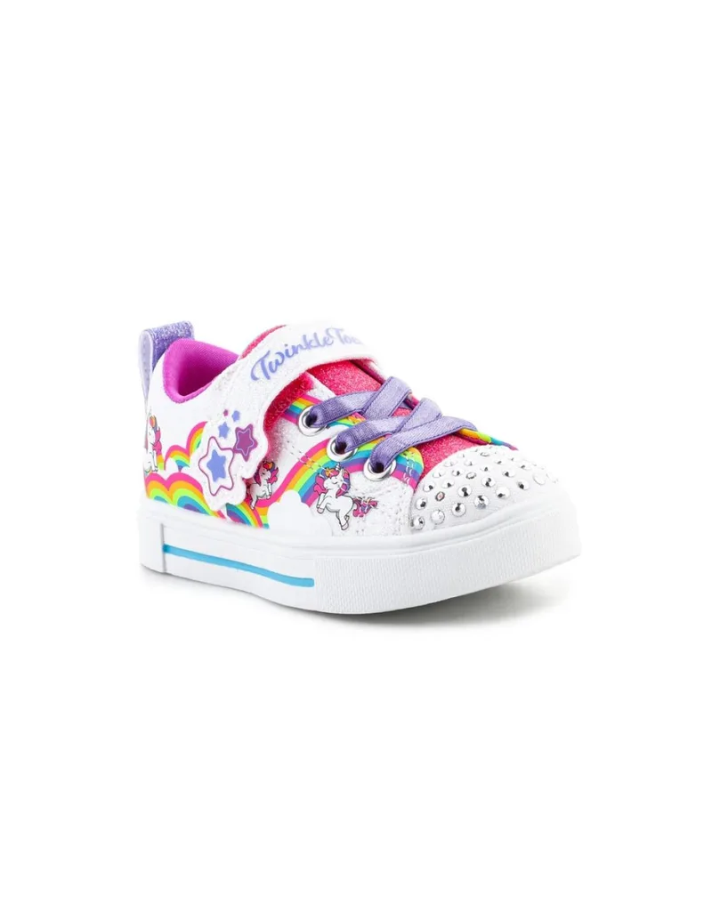 Skechers SLights Girls Twinkle Sparks Jumpin Clouds Jr 314809NWMLT shoes