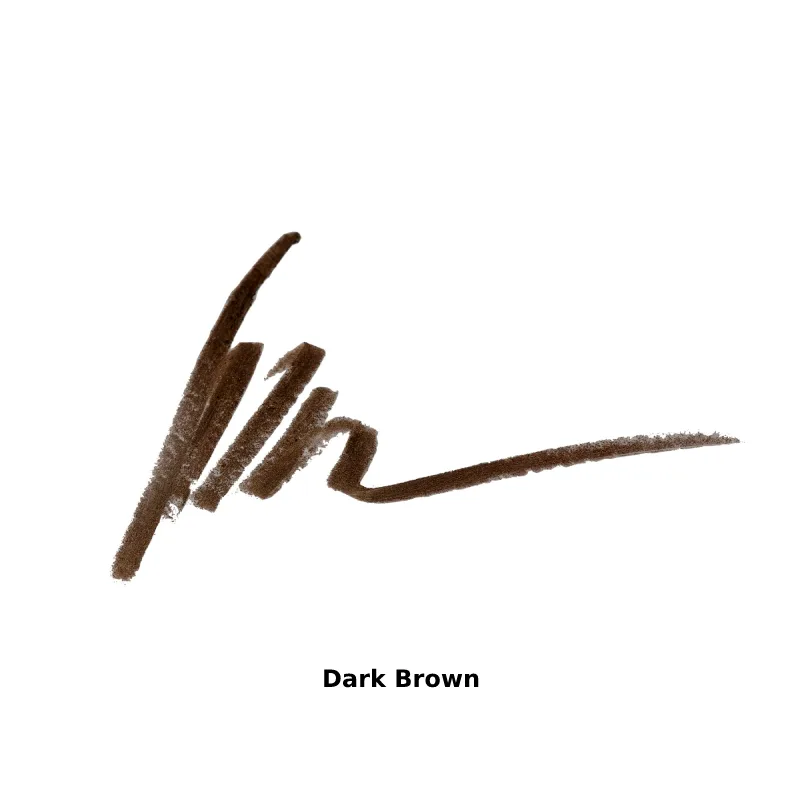 MUA Eyebrow Pencil With Blending Brush Dark Brown
